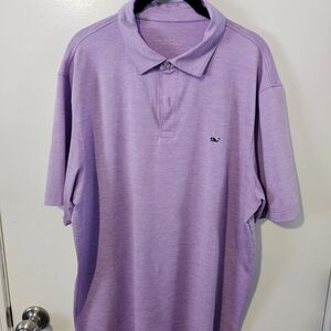 Vineyard Vines Lavender Performance Polo Shirt